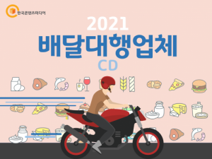 한국콘텐츠미디어,2021 배달대행업체 주소록 CD